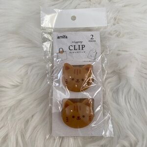 Amifa Wrapping Clip. Brown. 2pcs.